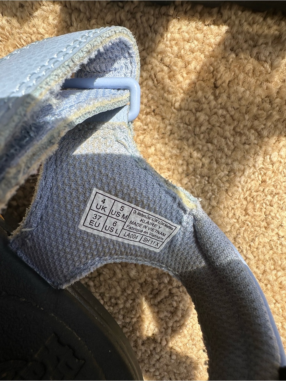 Dr. Martens Light Blue Triple-Strap Comfort Sandals - Picture 6 of 6